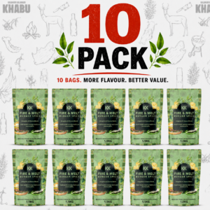 Kalahari Fire & Melt Burger Spice - 10 Pack Bundle