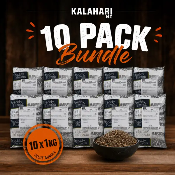 Freddy Hirsch Hunters Biltong 1kg - 10 Pack Bundle