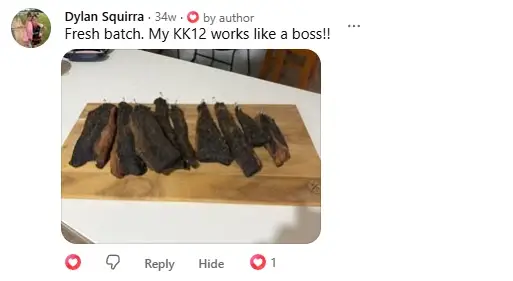 Facebook comment: Fresh batch. My KK12 works like a boss