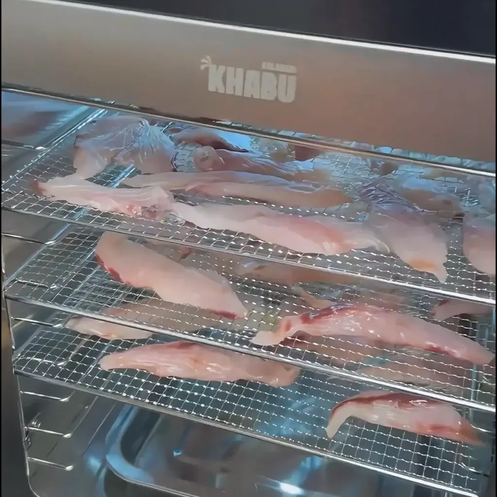 Dried fish made in the Biltong Boss KK11 biltong dryer