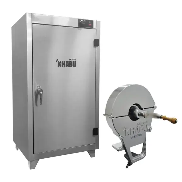 KK25 biltong chamber and Kalahari Khabu Heritage Biltong Slicer bundle